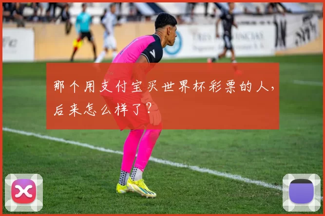 那个用支付宝买世界杯彩票的人，后来怎么样了？
