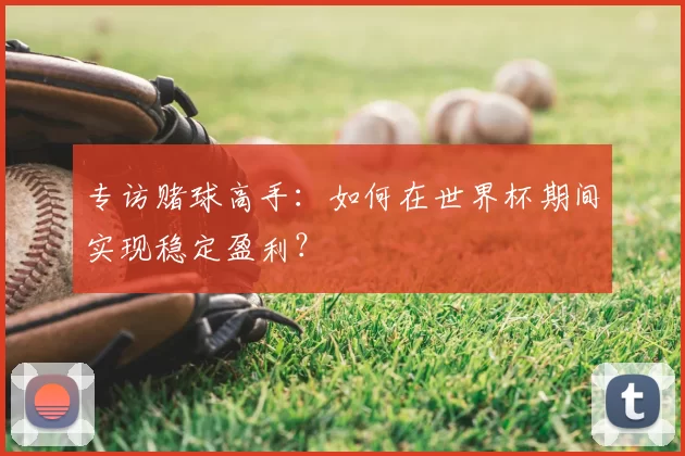专访赌球高手:如何在世界杯期间实现稳定盈利?
