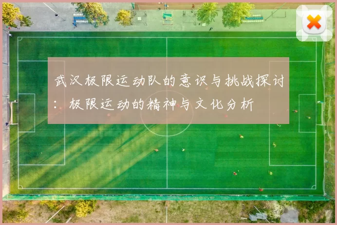 武汉极限运动队的意识与挑战探讨:极限运动的精神与文化分析