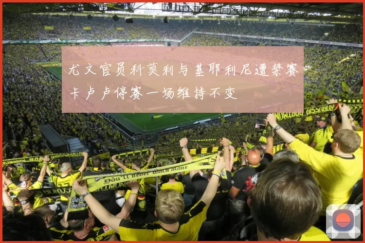 尤文官员科莫利与基耶利尼遭禁赛卡卢卢停赛一场维持不变